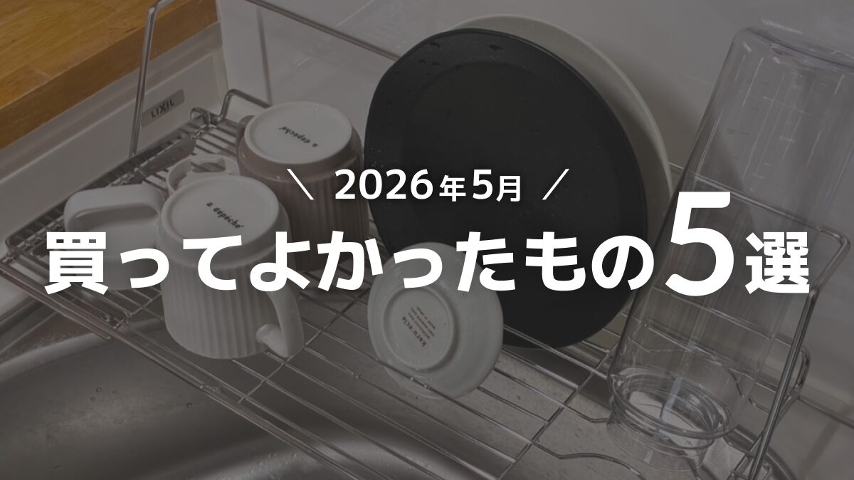 【2026年5月】買ってよかったもの5選